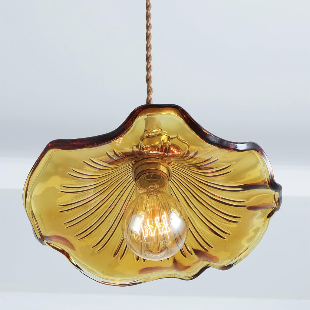 Nerisse Suspension en Verre et Laiton Vintage - Neutralighting