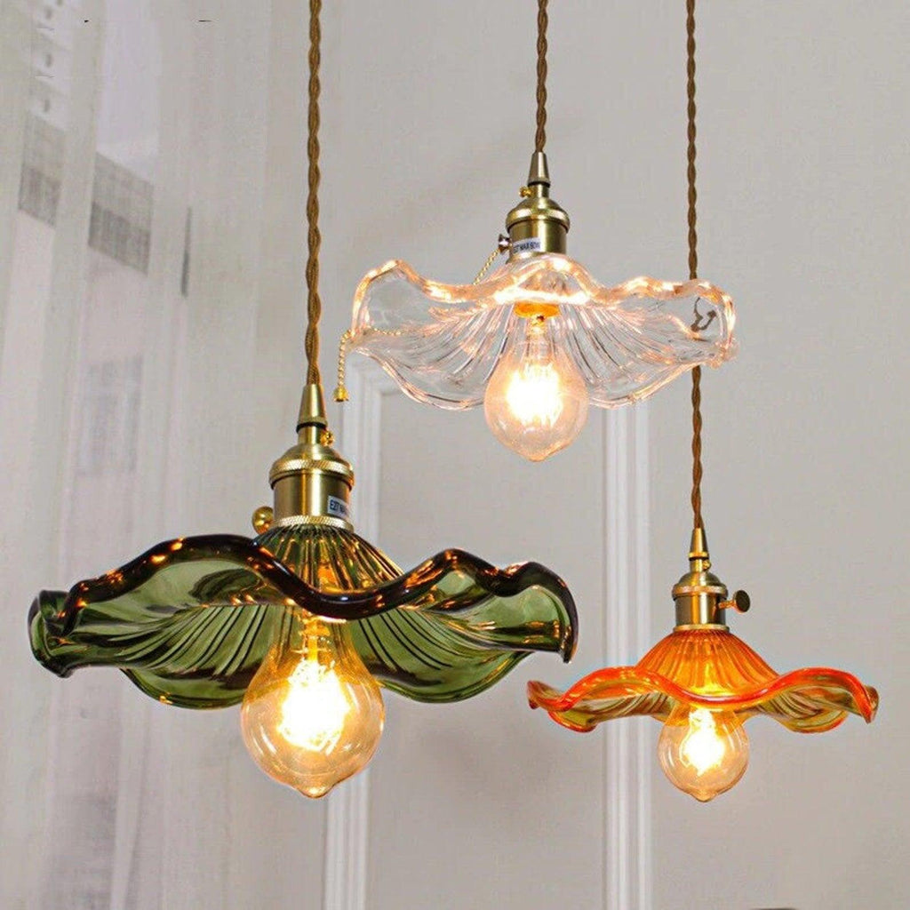 Daphne Lampe Pendante Fleur en Verre Moderne - Neutralighting