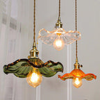 Nerisse Suspension en Verre et Laiton Vintage - Neutralighting