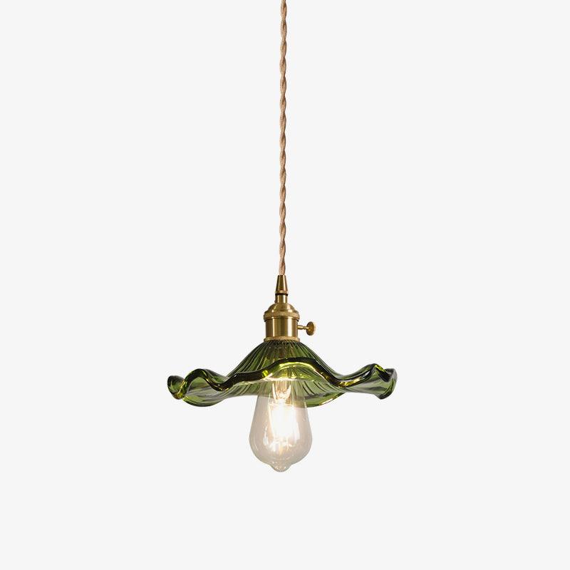 Nerisse Suspension en Verre et Laiton Vintage - Neutralighting