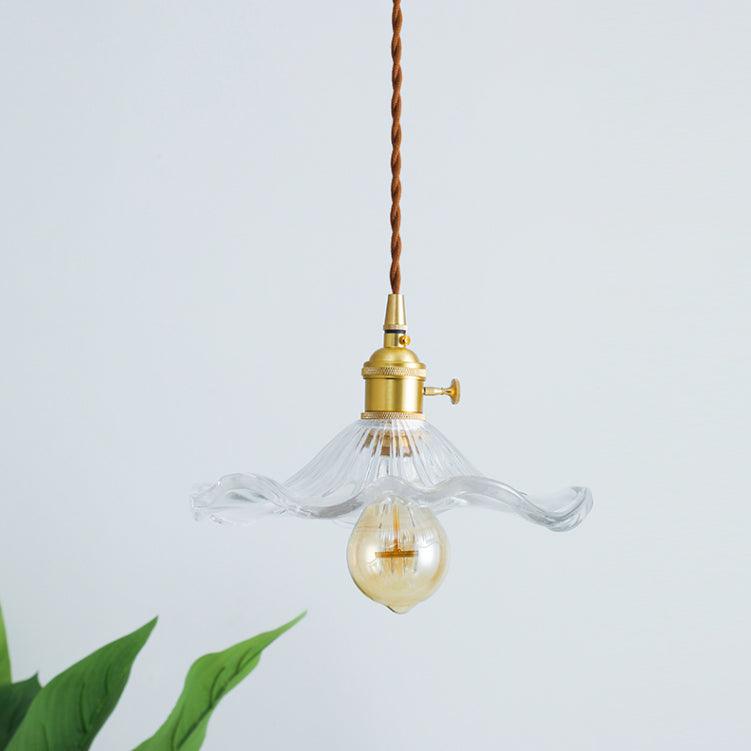Nerisse Suspension en Verre et Laiton Vintage - Neutralighting