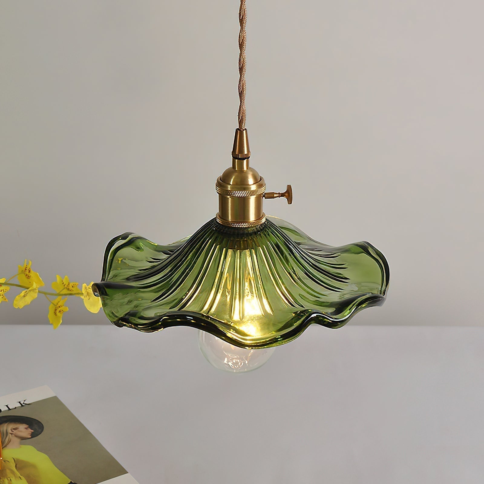 Daphne Lampe Pendante Fleur en Verre Moderne - Neutralighting