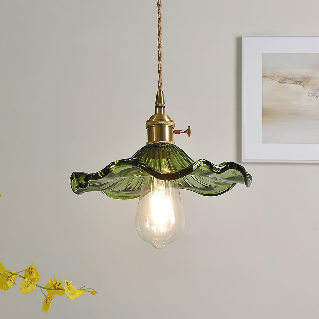 Daphne Lampe Pendante Fleur en Verre Moderne - Neutralighting