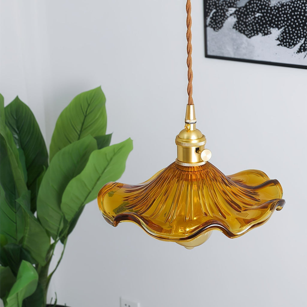 Daphne Lampe Pendante Fleur en Verre Moderne - Neutralighting
