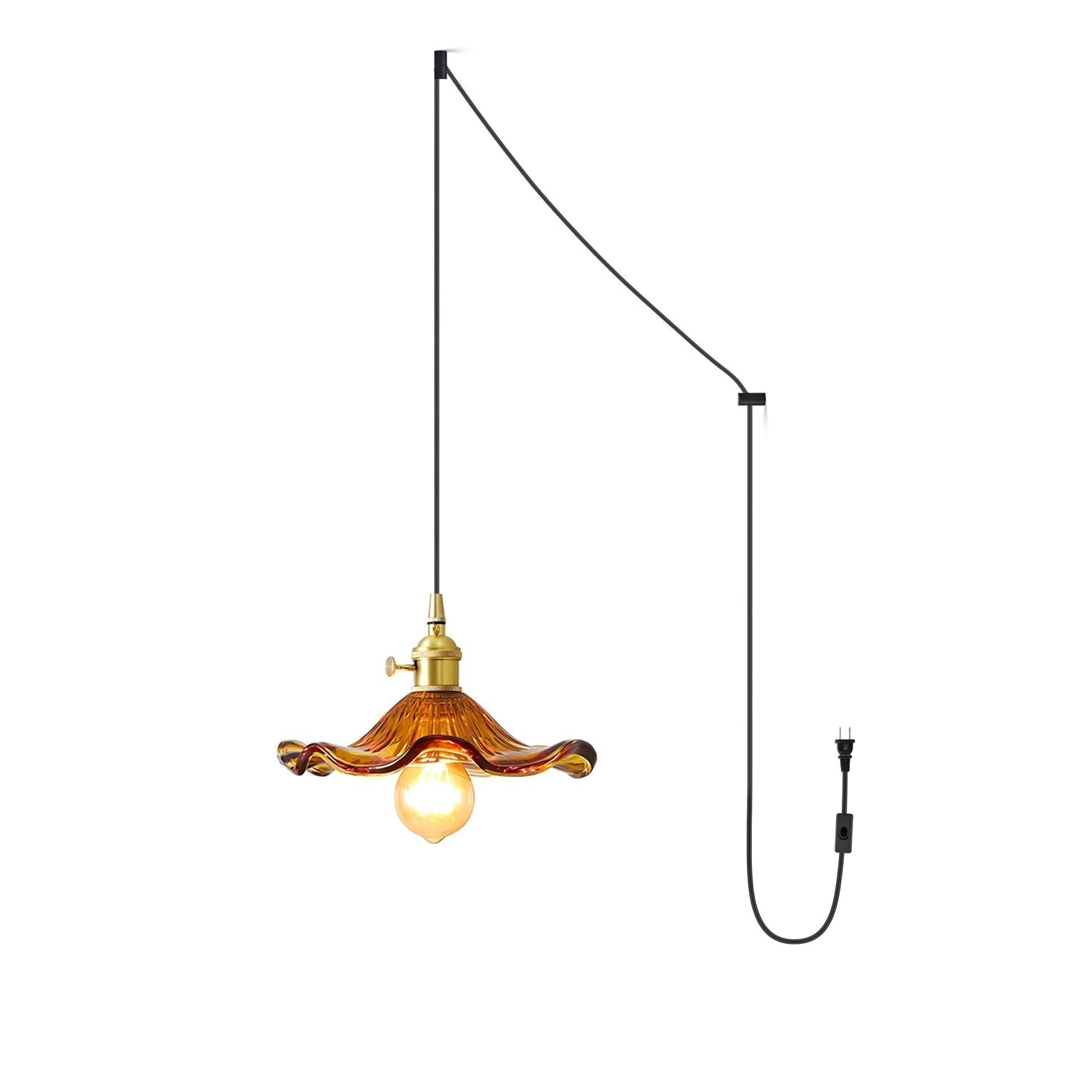 Daphne Lampe Pendante Fleur en Verre Moderne - Neutralighting