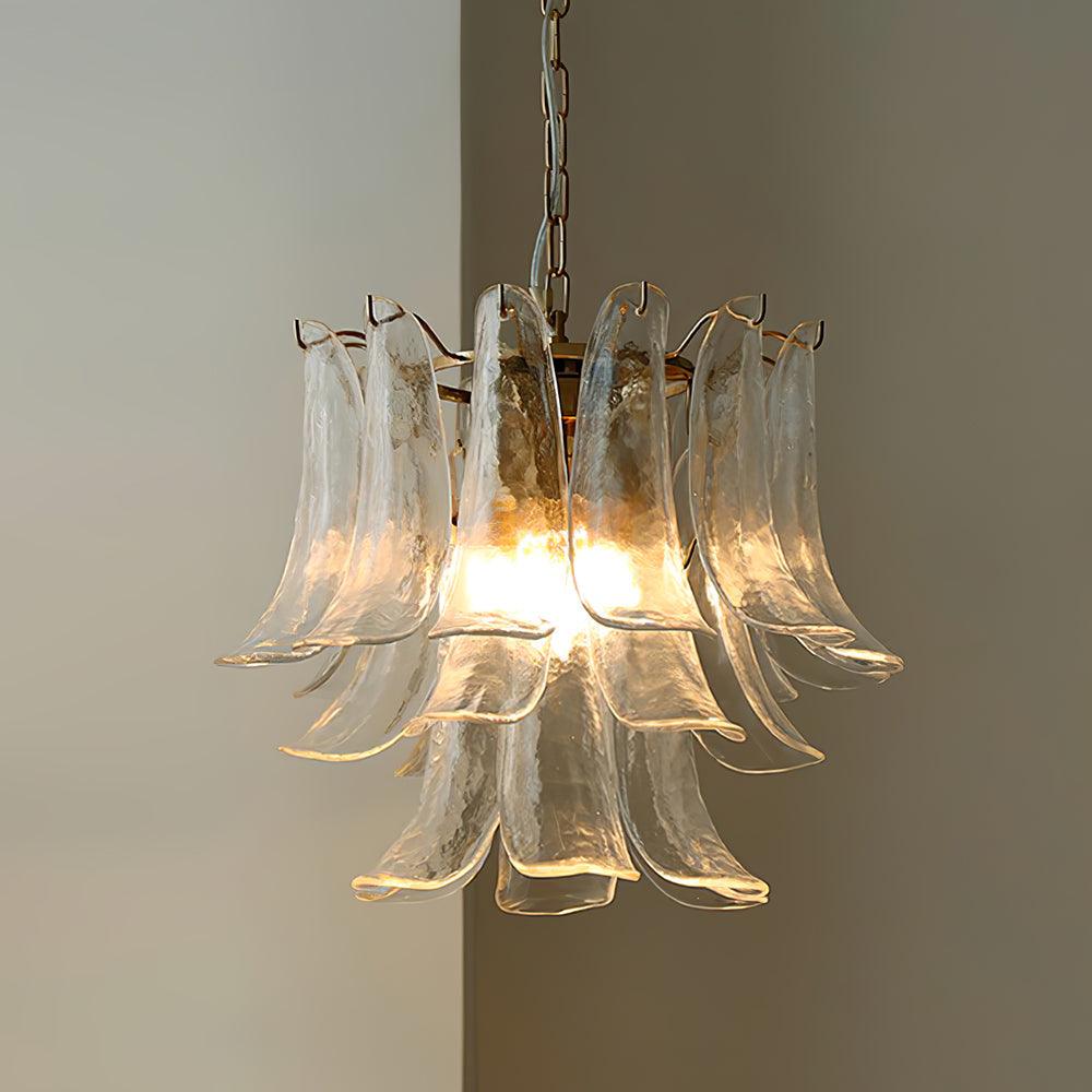Aurora Lustre Pétales en Verre de Murano Vintage - Neutralighting