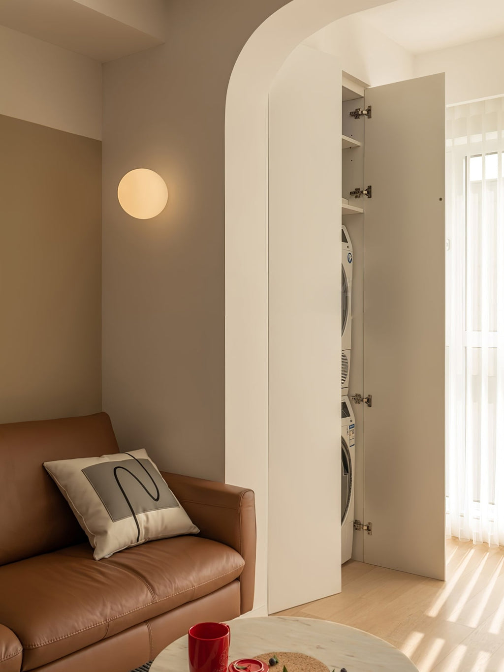 Stella Applique Murale en Verre Moderne Minimaliste - Neutralighting