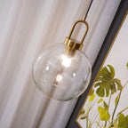 Solara Suspension en Verre Givré Swag Réglable - Neutralighting