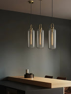 Solara Suspension en Verre Givré Swag Réglable - Neutralighting