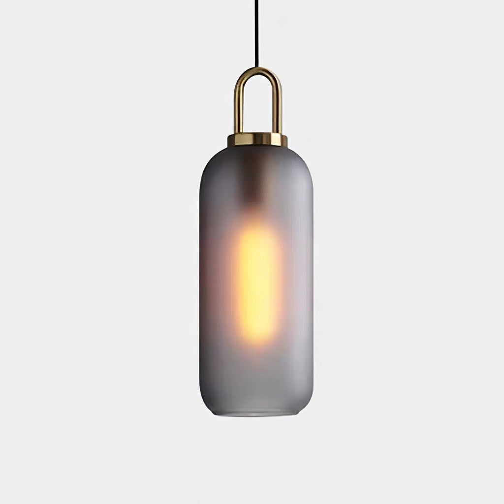 Solara Suspension en Verre Givré Swag Réglable - Neutralighting