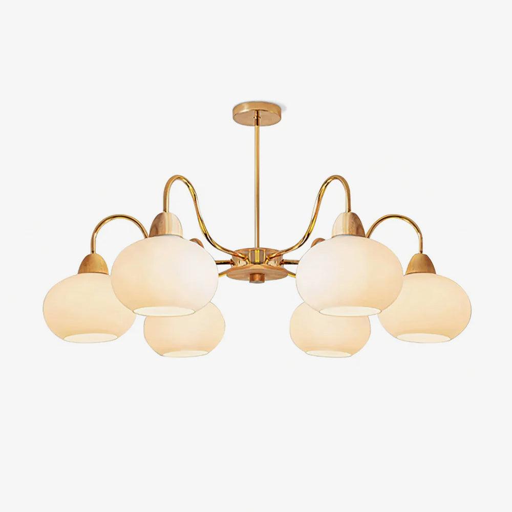 Zevena Chandelier en Verre Élégant et Luxueux - Neutralighting