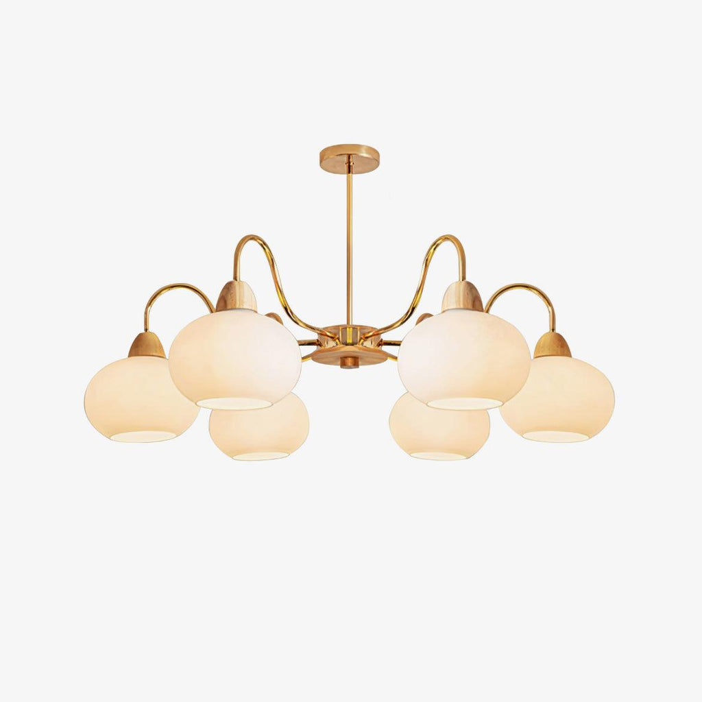 Zevena Chandelier en Verre Élégant et Luxueux - Neutralighting