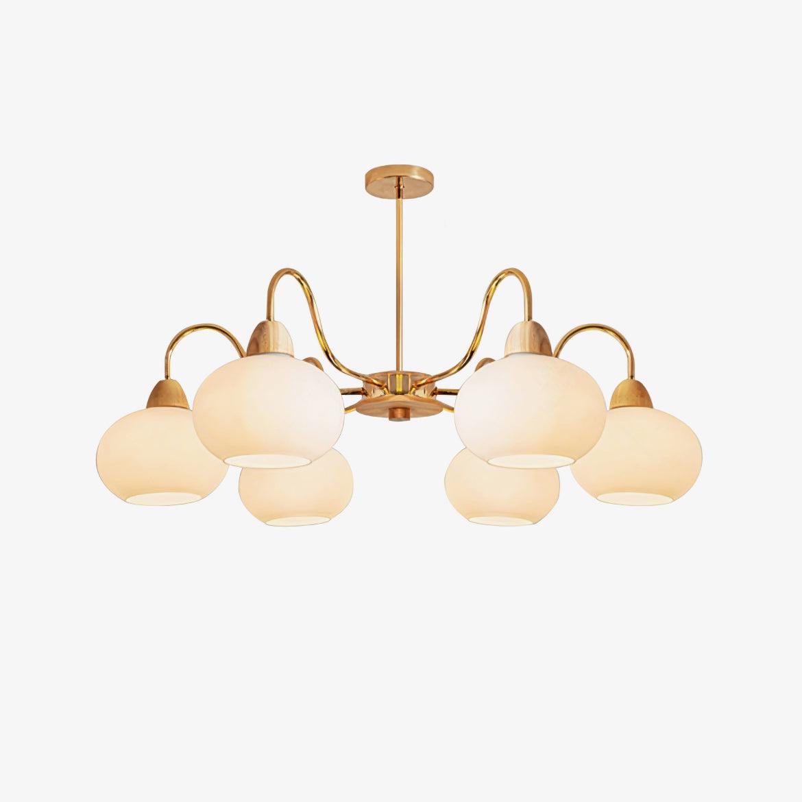 Zevena Chandelier en Verre Élégant et Luxueux - Neutralighting