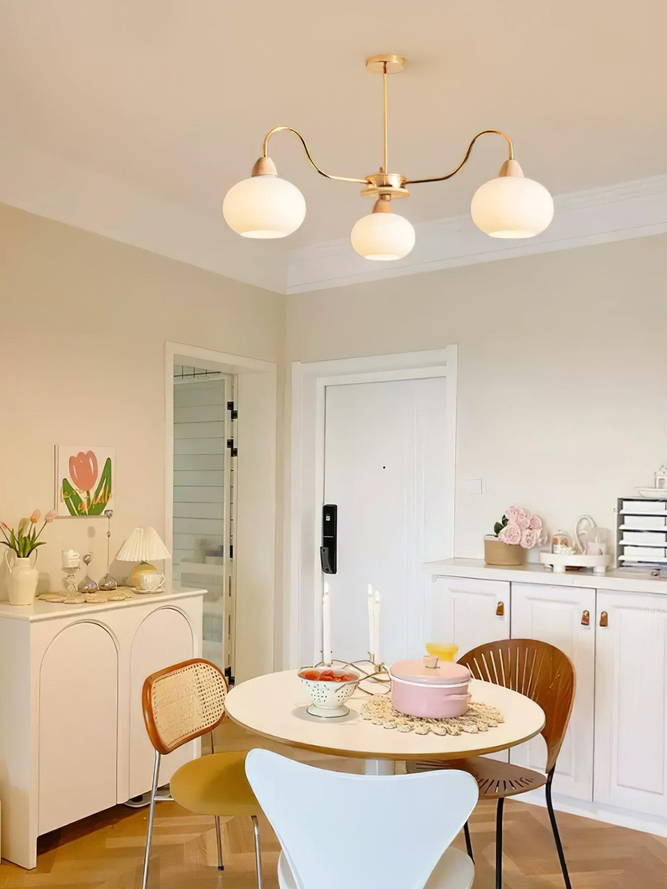 Zevena Chandelier en Verre Élégant et Luxueux - Neutralighting