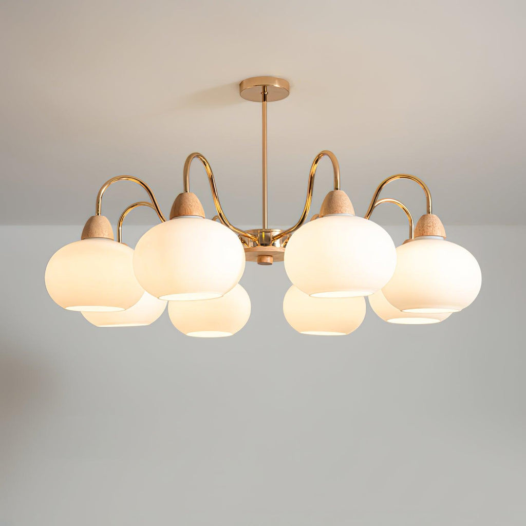Zevena Chandelier en Verre Élégant et Luxueux - Neutralighting