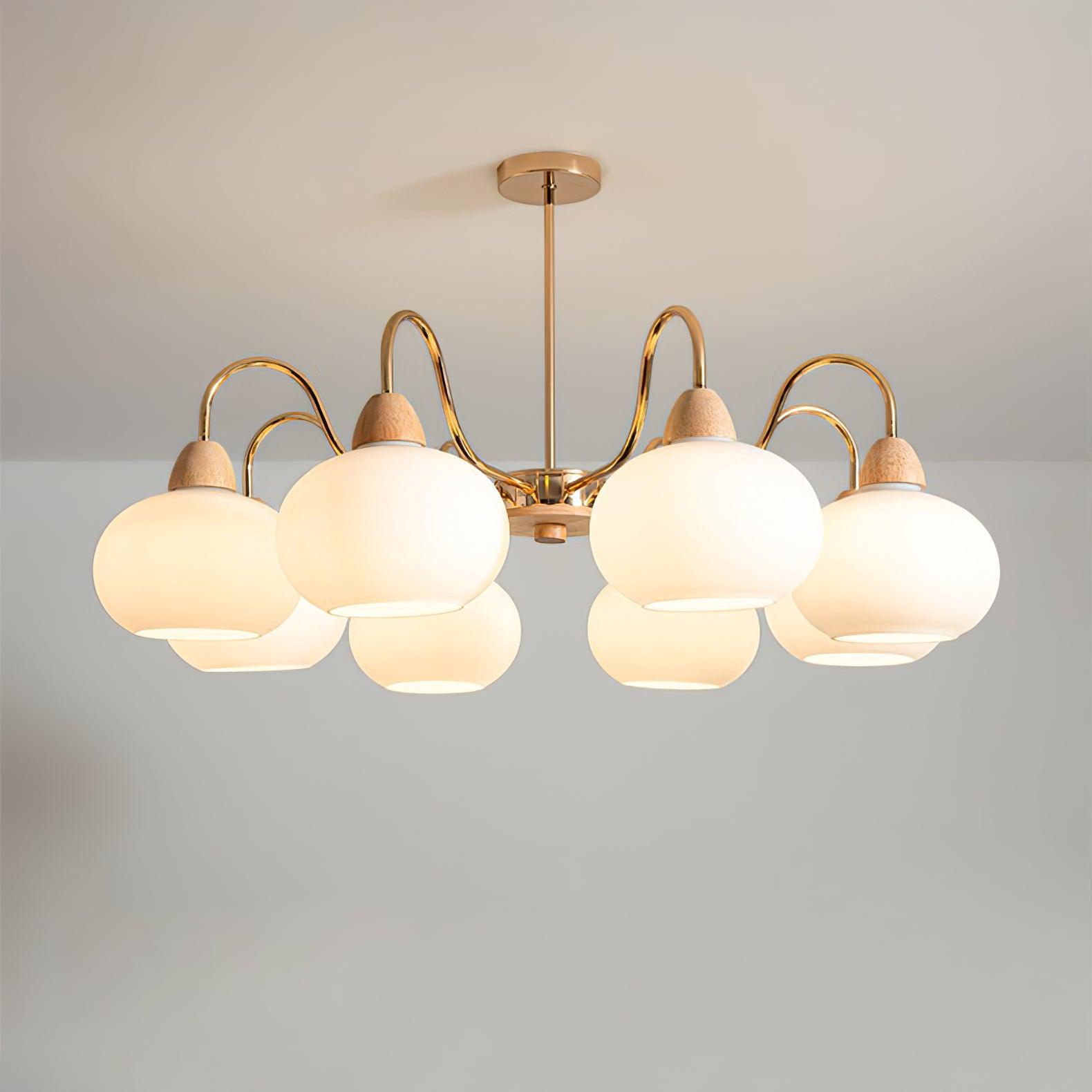 Zevena Chandelier en Verre Élégant et Luxueux - Neutralighting