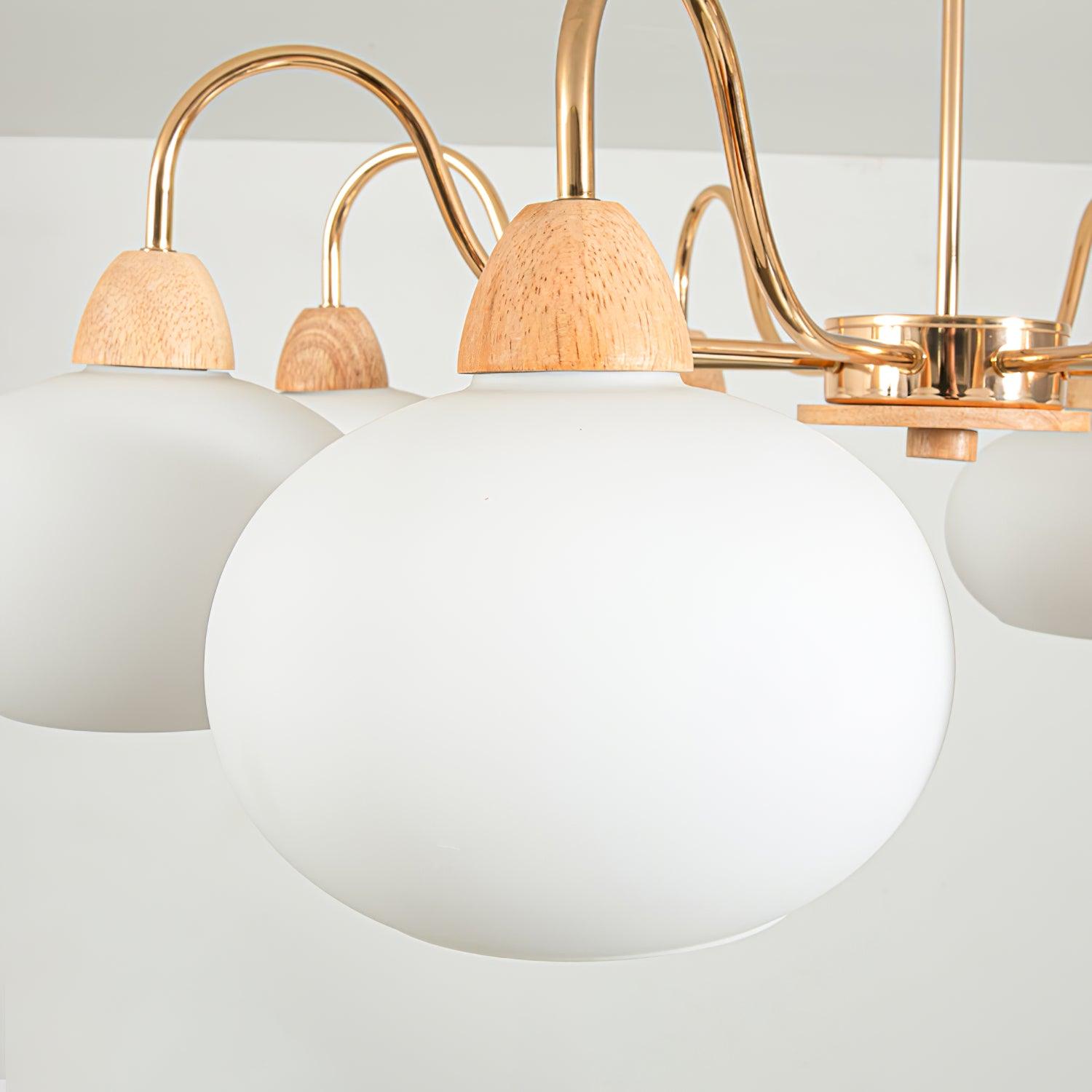 Zevena Chandelier en Verre Élégant et Luxueux - Neutralighting