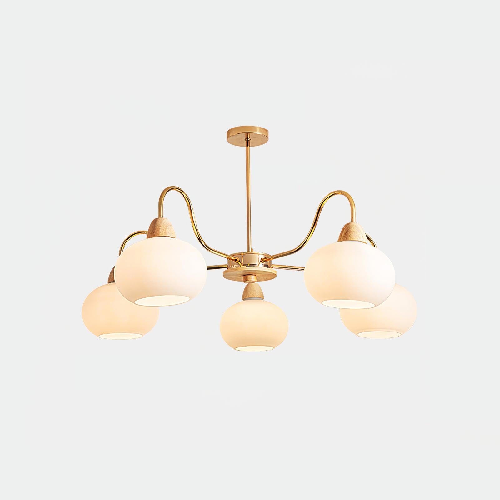Zevena Chandelier en Verre Élégant et Luxueux - Neutralighting