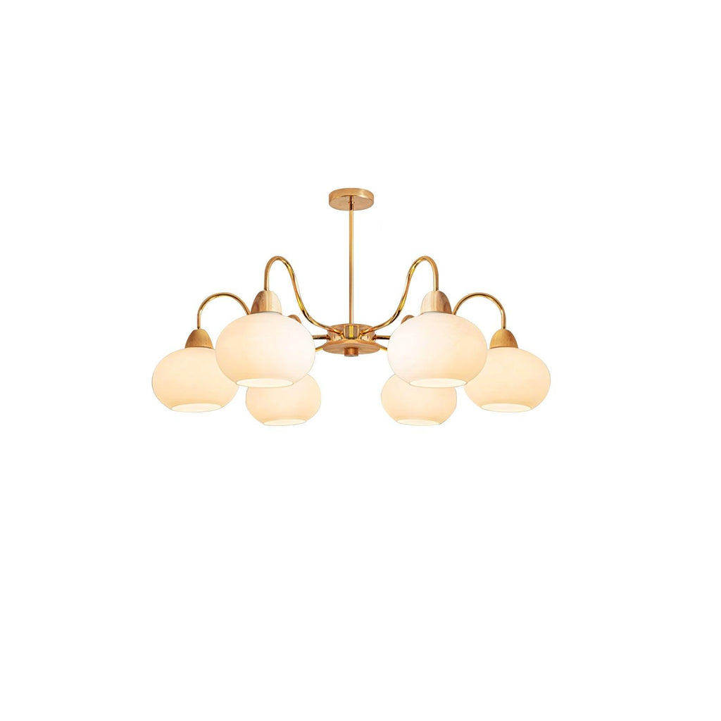 Zevena Chandelier en Verre Élégant et Luxueux - Neutralighting