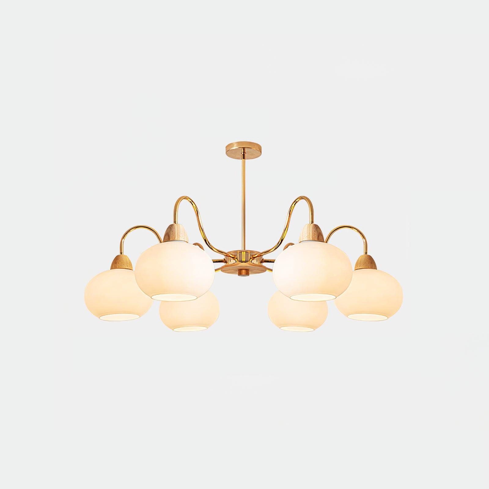 Zevena Chandelier en Verre Élégant et Luxueux - Neutralighting