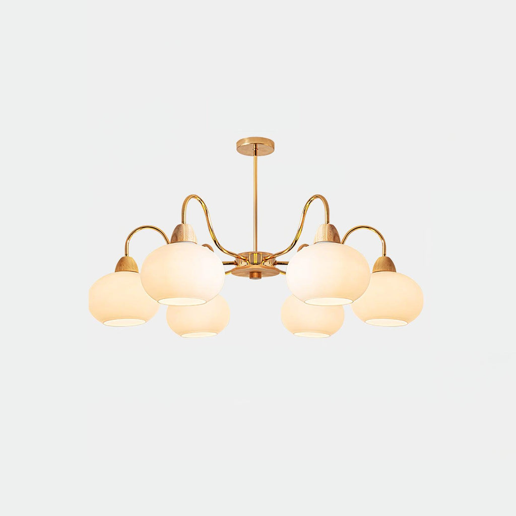 Zevena Chandelier en Verre Élégant et Luxueux - Neutralighting