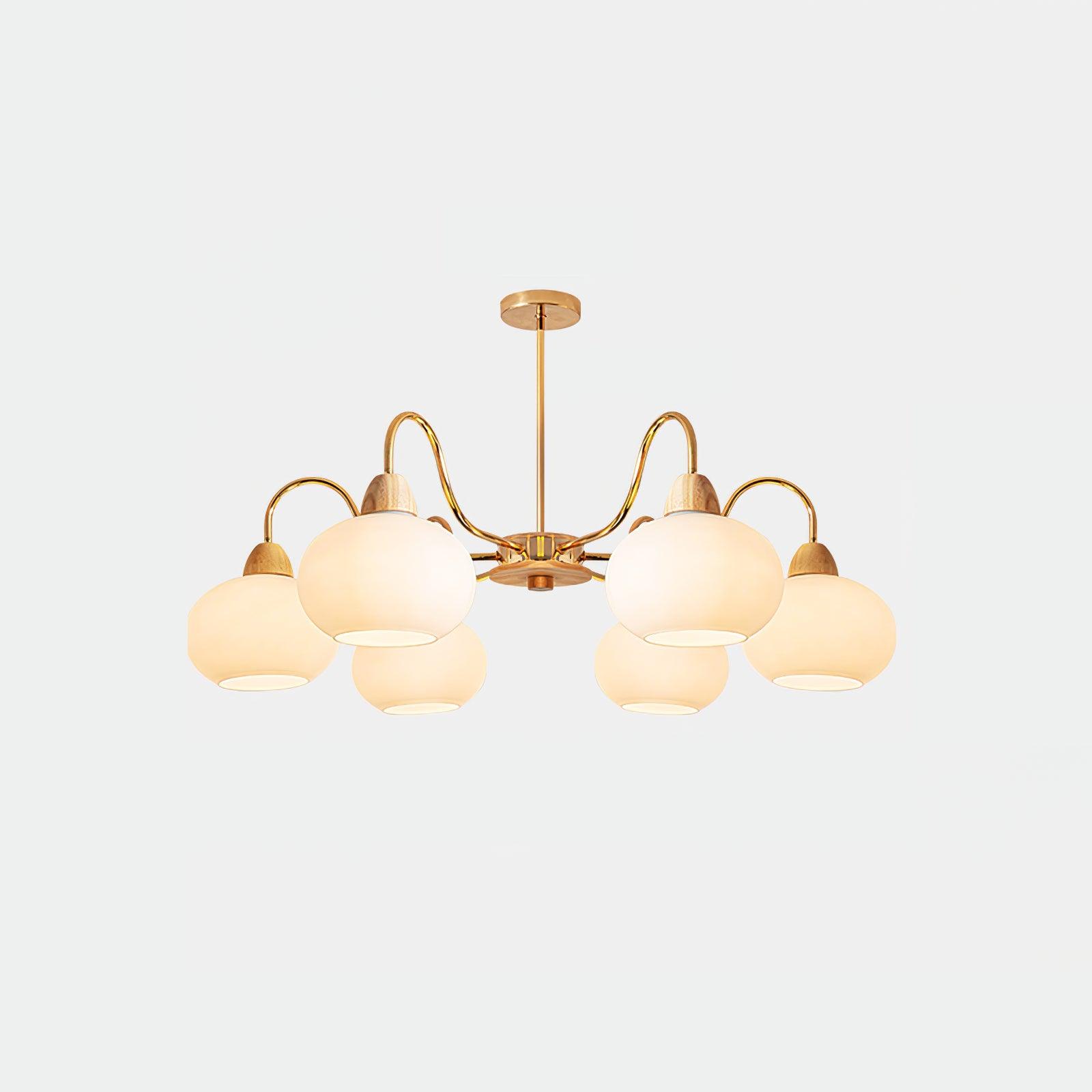 Zevena Chandelier en Verre Élégant et Luxueux - Neutralighting