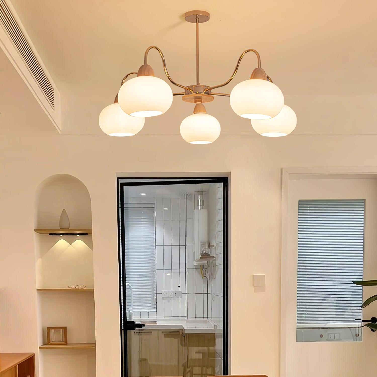 Zevena Chandelier en Verre Élégant et Luxueux - Neutralighting