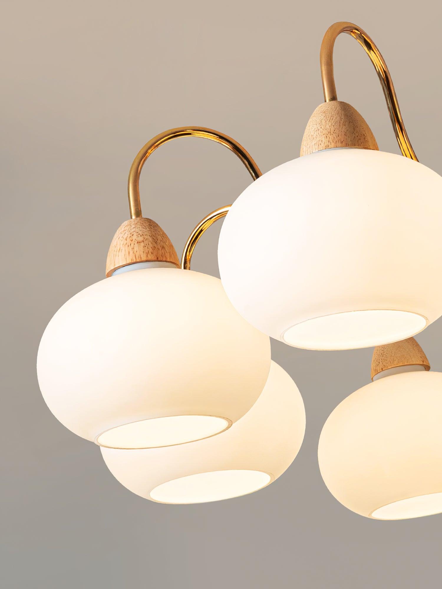 Zevena Chandelier en Verre Élégant et Luxueux - Neutralighting