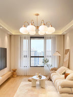 Zevena Chandelier en Verre Élégant et Luxueux - Neutralighting