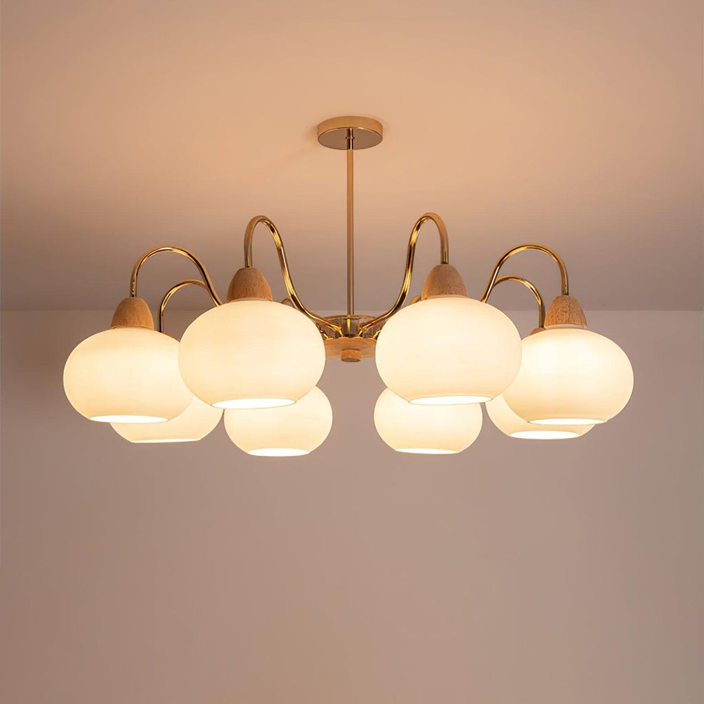 Zevena Chandelier en Verre Élégant et Luxueux - Neutralighting