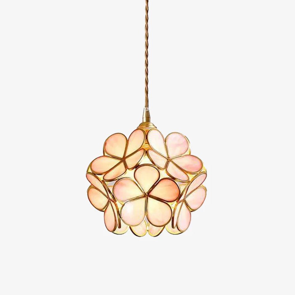 Lustra Suspension en Verre en Forme de Pétale pour Cuisine - Neutralighting