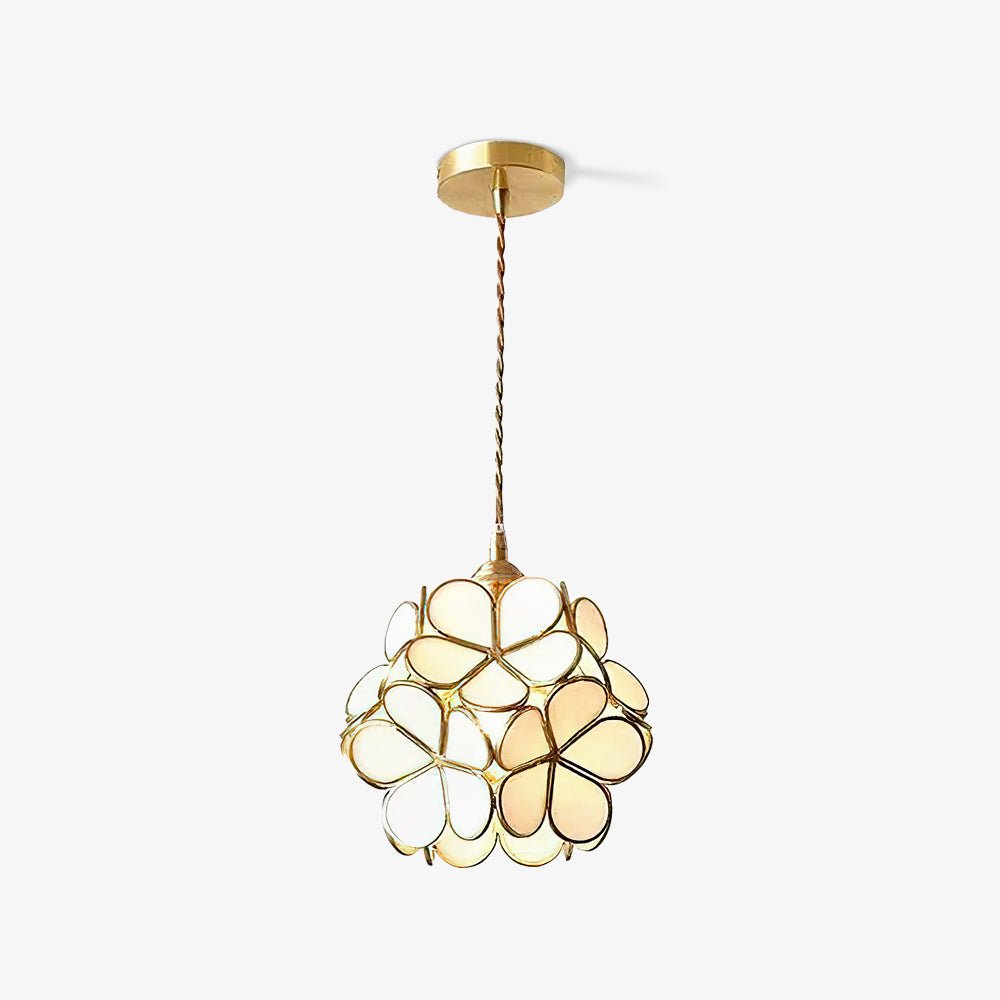 Lustra Suspension en Verre en Forme de Pétale pour Cuisine - Neutralighting