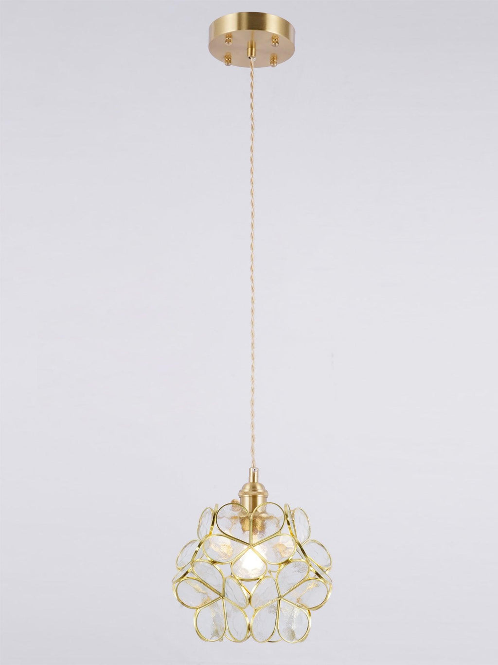 Lustra Suspension en Verre en Forme de Pétale pour Cuisine - Neutralighting