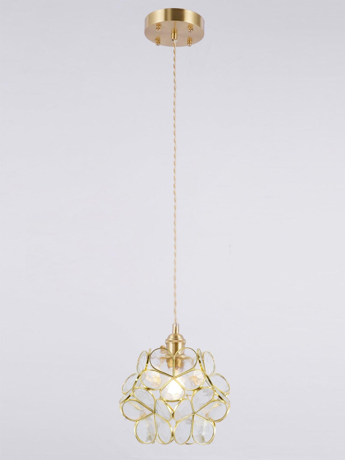 Lustra Suspension en Verre en Forme de Pétale pour Cuisine - Neutralighting
