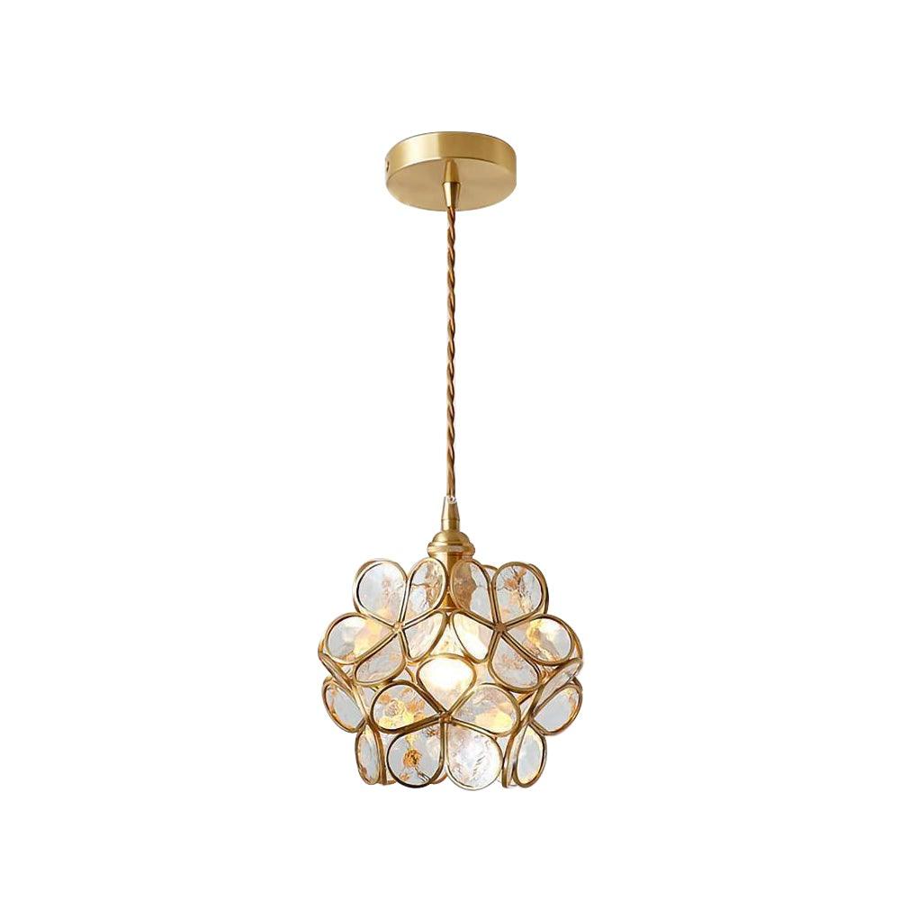 Lustra Suspension en Verre en Forme de Pétale pour Cuisine - Neutralighting