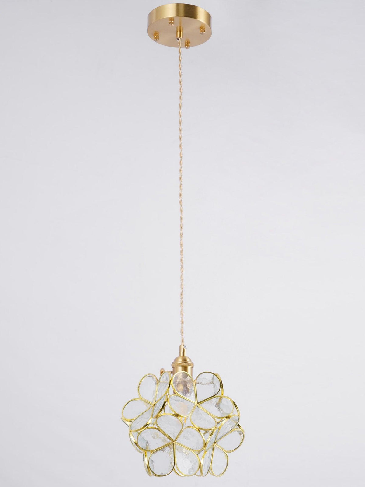 Lustra Suspension en Verre en Forme de Pétale pour Cuisine - Neutralighting