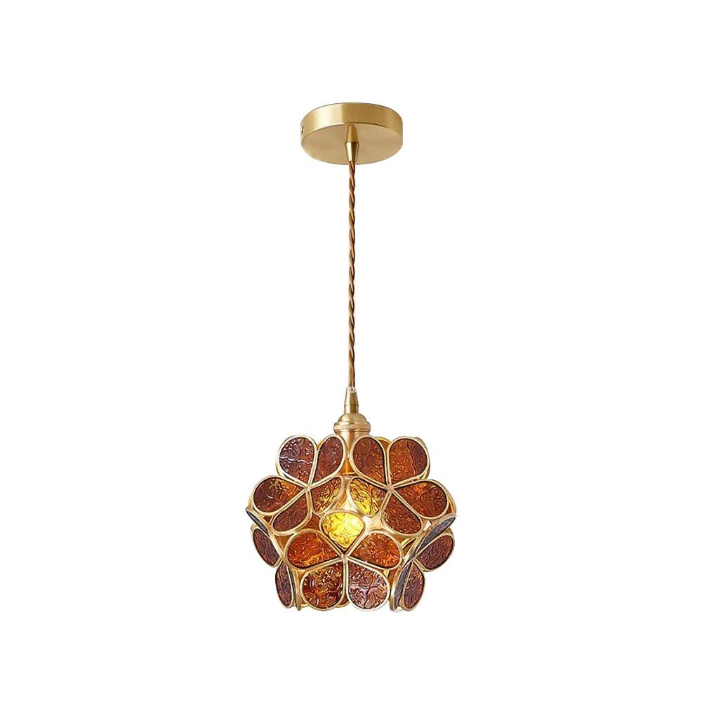 Lustra Suspension en Verre en Forme de Pétale pour Cuisine - Neutralighting