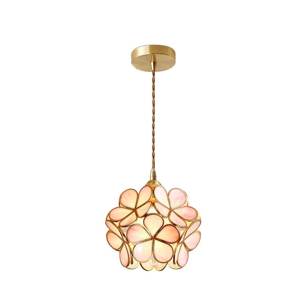 Lustra Suspension en Verre en Forme de Pétale pour Cuisine - Neutralighting