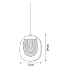 Avesia Suspension minimaliste en verre - Neutralighting