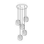 Avesia Suspension minimaliste en verre - Neutralighting