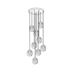 Avesia Suspension minimaliste en verre - Neutralighting