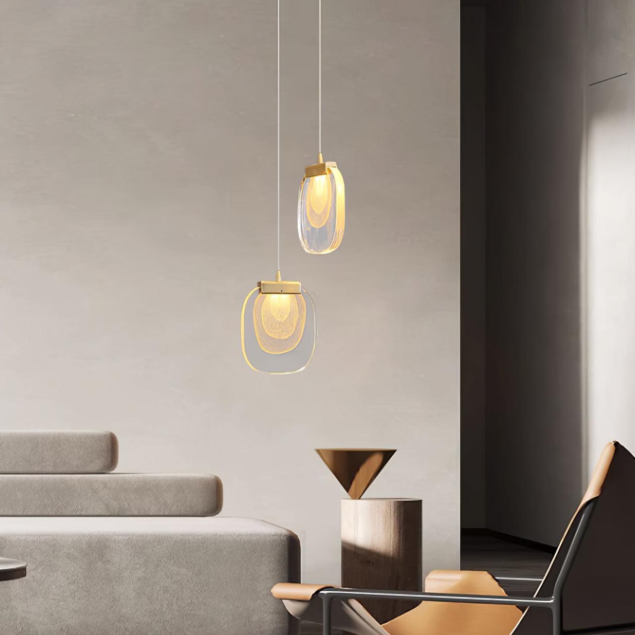 Avesia Suspension minimaliste en verre - Neutralighting