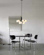 Lustra Suspension en Verre Globe Cluster Laiton - Neutralighting