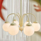 Lustra Chandelier Sphères en Verre Crème - Neutralighting