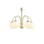 Lustra Chandelier Sphères en Verre Crème - Neutralighting