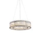 Lustra Suspension en Verre Tube Anneau Moderne Luxe - Neutralighting