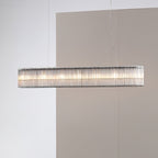 Lustra Suspension en Verre Tube Anneau Moderne Luxe - Neutralighting
