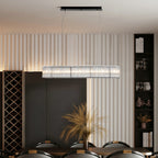 Lustra Suspension en Verre Tube Anneau Moderne Luxe - Neutralighting