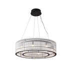 Lustra Suspension en Verre Tube Anneau Moderne Luxe - Neutralighting