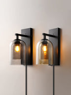 Mora Nordic Art Tubular Plug-in Glass Wall Lamp - Neutralighting